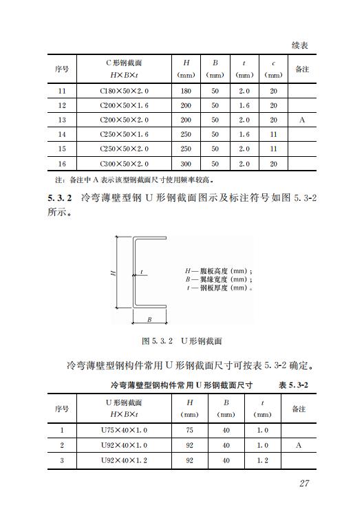 鋼結構住宅主要構件尺寸指南